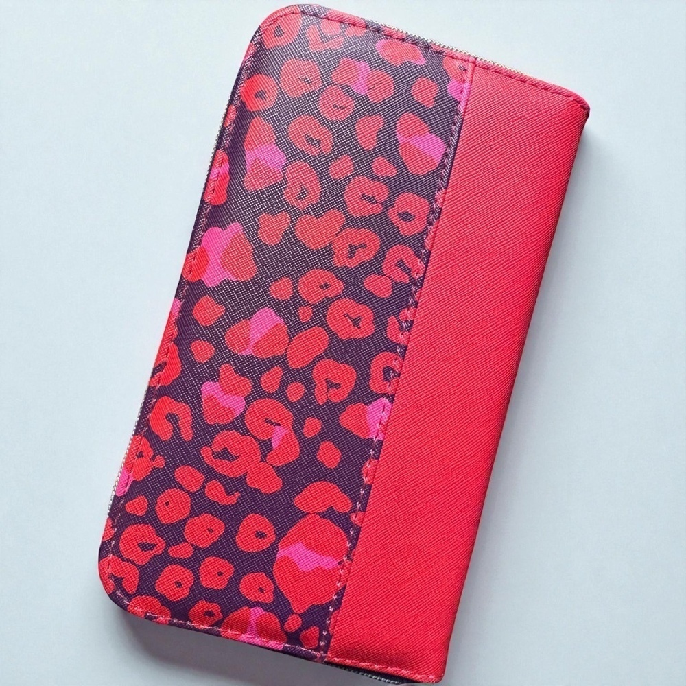 Isaac Mizrahi Poppy Leopard Cosmetic Brush Case NWOT
